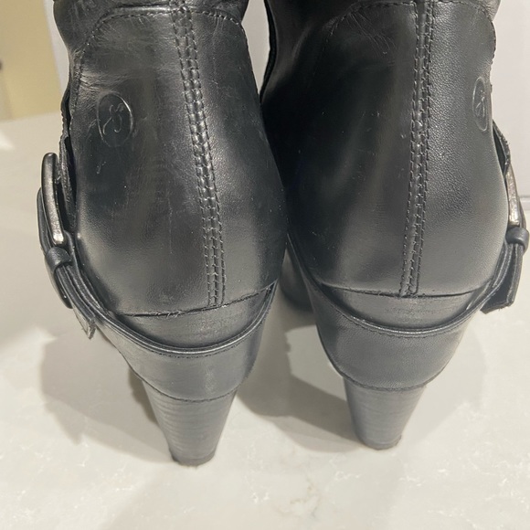 Bronx tall black leather boots - Size 8 - Picture 7 of 14